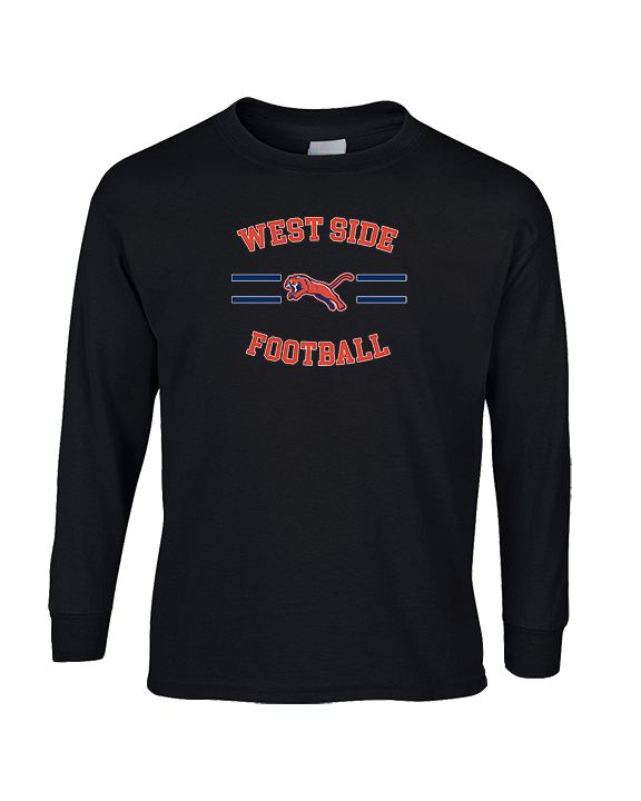 West Side Leadership Academy Football Curve - Cotton Longsleeve