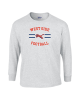West Side Leadership Academy Football Curve - Cotton Longsleeve