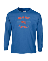West Side Leadership Academy Football Curve - Cotton Longsleeve