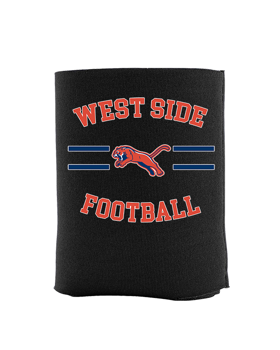 West Side Leadership Academy Football Curve - Koozie