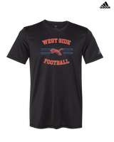 West Side Leadership Academy Football Curve - Mens Adidas Performance Shirt