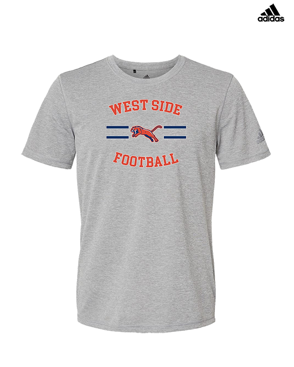 West Side Leadership Academy Football Curve - Mens Adidas Performance Shirt