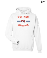 West Side Leadership Academy Football Curve - Nike Club Fleece Hoodie
