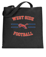 West Side Leadership Academy Football Curve - Tote