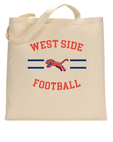 West Side Leadership Academy Football Curve - Tote