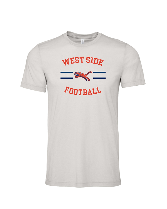 West Side Leadership Academy Football Curve - Tri-Blend Shirt