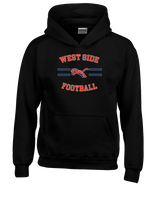 West Side Leadership Academy Football Curve - Unisex Hoodie