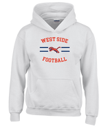 West Side Leadership Academy Football Curve - Unisex Hoodie