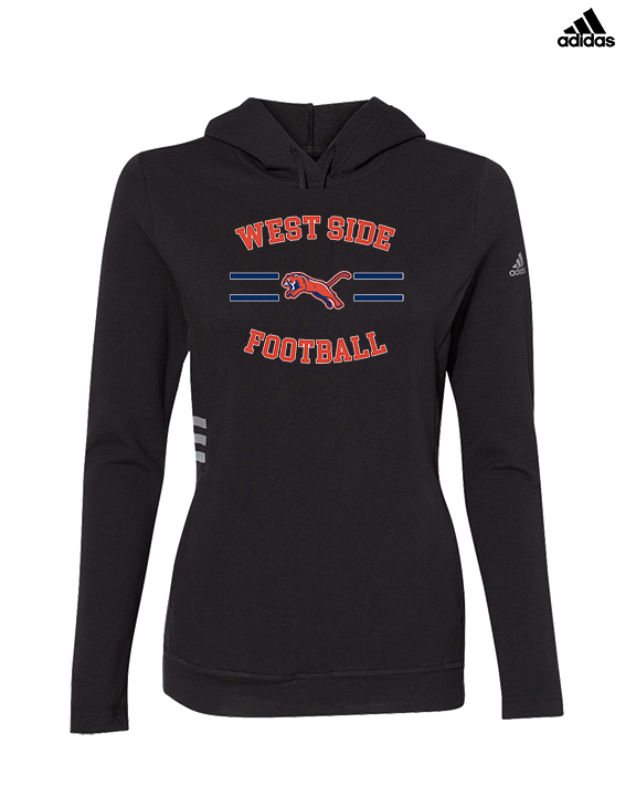 West Side Leadership Academy Football Curve - Womens Adidas Hoodie
