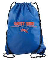 West Side Leadership Academy Football Keen - Drawstring Bag