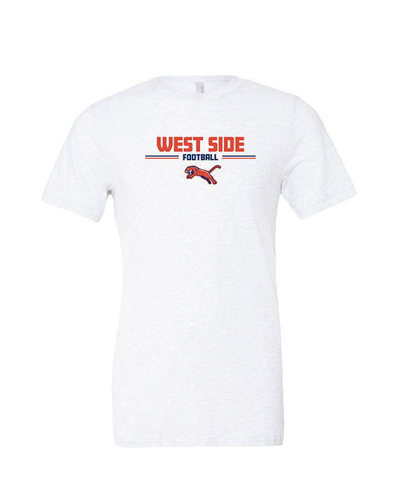 West Side Leadership Academy Football Keen - Tri-Blend Shirt