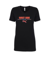 West Side Leadership Academy Football Keen - Womens Vneck