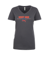 West Side Leadership Academy Football Keen - Womens Vneck