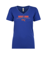 West Side Leadership Academy Football Keen - Womens Vneck