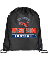 West Side Leadership Academy Football Property - Drawstring Bag