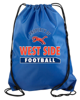 West Side Leadership Academy Football Property - Drawstring Bag