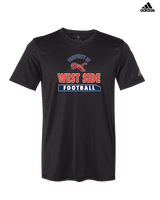 West Side Leadership Academy Football Property - Mens Adidas Performance Shirt