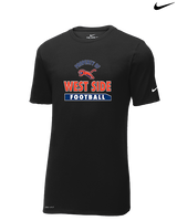 West Side Leadership Academy Football Property - Mens Nike Cotton Poly Tee