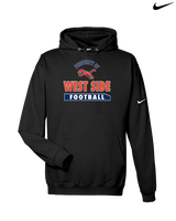West Side Leadership Academy Football Property - Nike Club Fleece Hoodie