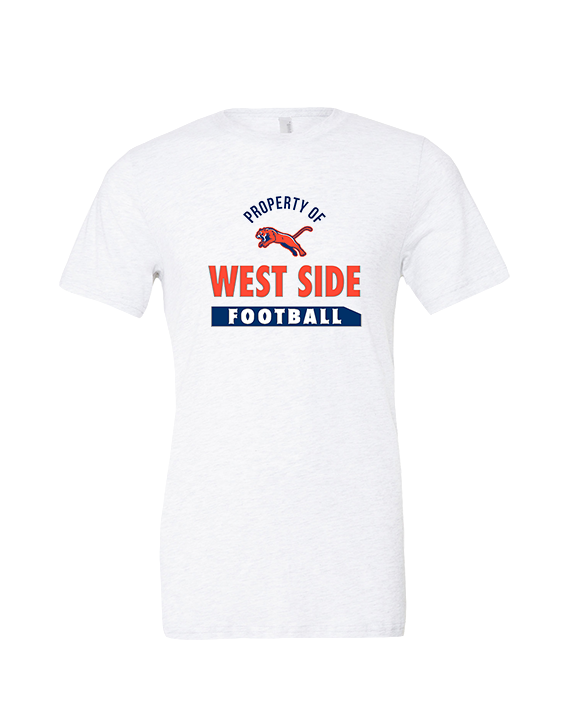 West Side Leadership Academy Football Property - Tri-Blend Shirt