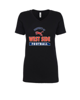 West Side Leadership Academy Football Property - Womens Vneck