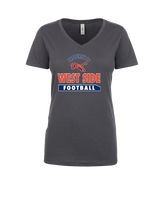West Side Leadership Academy Football Property - Womens Vneck