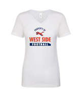 West Side Leadership Academy Football Property - Womens Vneck