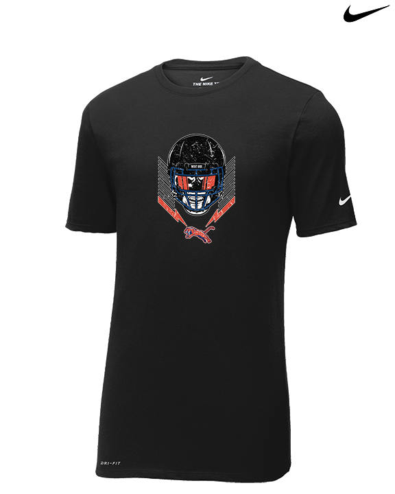 West Side Leadership Academy Football Skull Crusher - Mens Nike Cotton Poly Tee