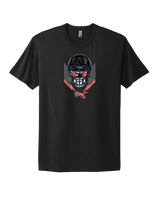 West Side Leadership Academy Football Skull Crusher - Mens Select Cotton T-Shirt