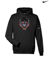 West Side Leadership Academy Football Skull Crusher - Nike Club Fleece Hoodie