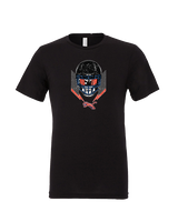 West Side Leadership Academy Football Skull Crusher - Tri-Blend Shirt
