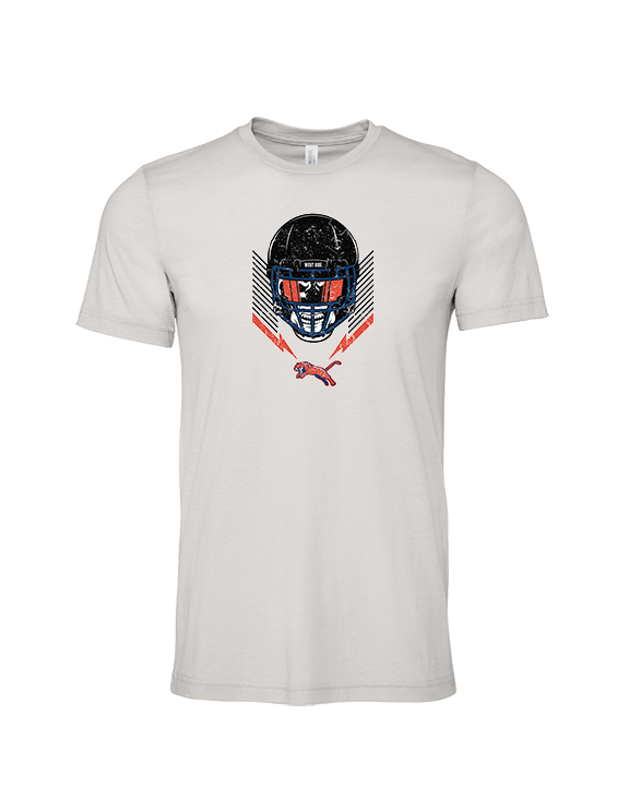 West Side Leadership Academy Football Skull Crusher - Tri-Blend Shirt