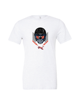 West Side Leadership Academy Football Skull Crusher - Tri-Blend Shirt