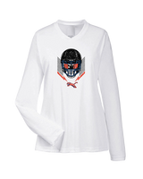 West Side Leadership Academy Football Skull Crusher - Womens Performance Longsleeve