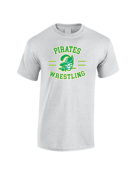 West Windsor-Plainsboro HS South Wrestling Curve - Cotton T-Shirt