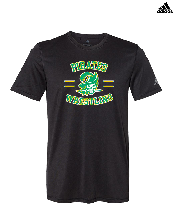 West Windsor-Plainsboro HS South Wrestling Curve - Mens Adidas Performance Shirt