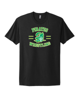 West Windsor-Plainsboro HS South Wrestling Curve - Mens Select Cotton T-Shirt