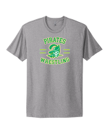 West Windsor-Plainsboro HS South Wrestling Curve - Mens Select Cotton T-Shirt