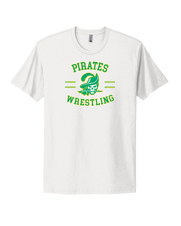 West Windsor-Plainsboro HS South Wrestling Curve - Mens Select Cotton T-Shirt