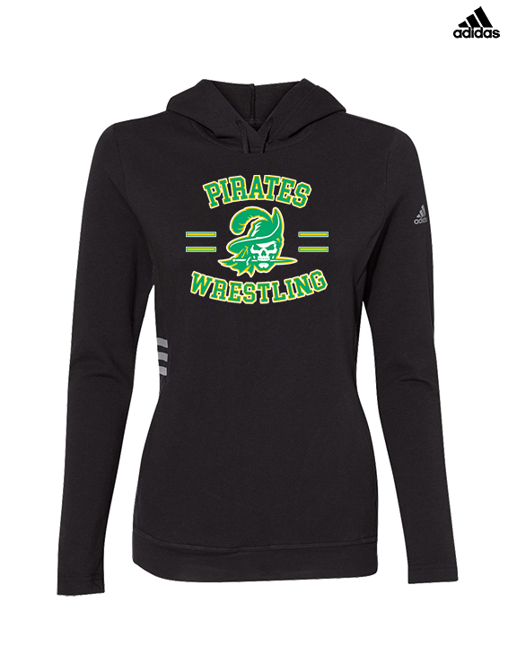 West Windsor-Plainsboro HS South Wrestling Curve - Womens Adidas Hoodie