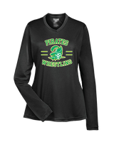 West Windsor-Plainsboro HS South Wrestling Curve - Womens Performance Longsleeve