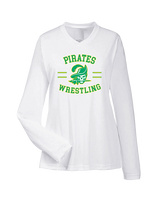 West Windsor-Plainsboro HS South Wrestling Curve - Womens Performance Longsleeve