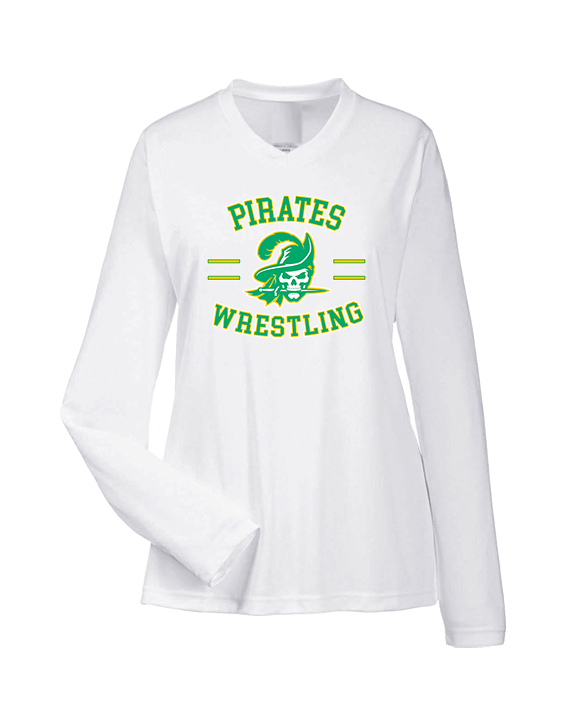 West Windsor-Plainsboro HS South Wrestling Curve - Womens Performance Longsleeve