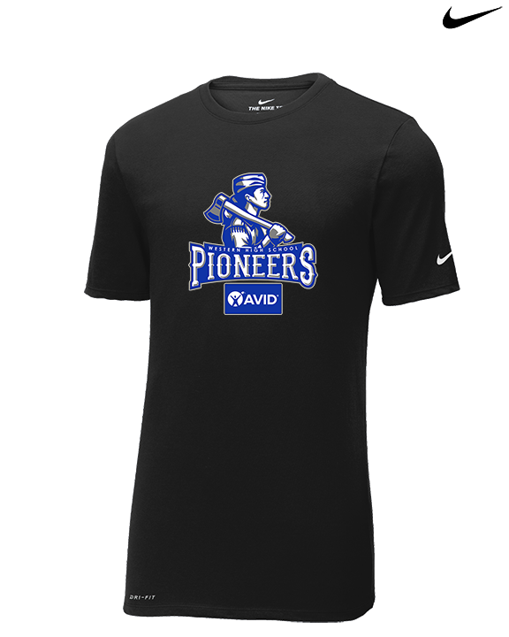 Western HS AVID - Mens Nike Cotton Poly Tee