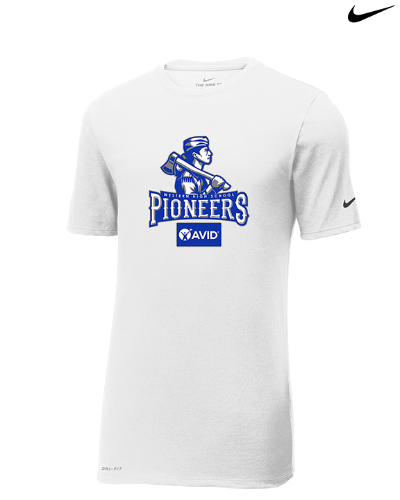 Western HS AVID - Mens Nike Cotton Poly Tee