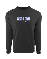 Western HS AVID Block - Crewneck Sweatshirt