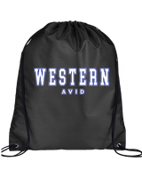 Western HS AVID Block - Drawstring Bag