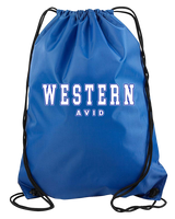 Western HS AVID Block - Drawstring Bag