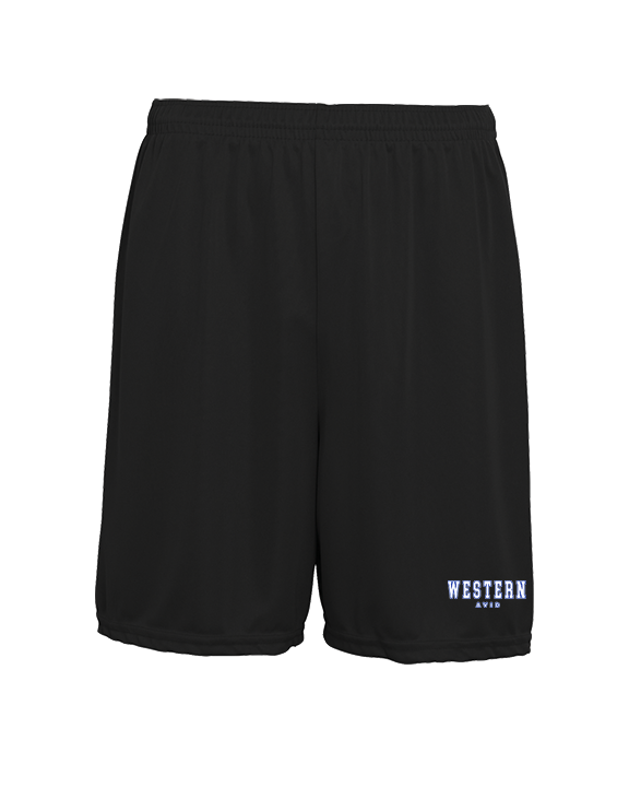 Western HS AVID Block - Mens 7inch Training Shorts
