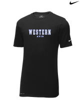 Western HS AVID Block - Mens Nike Cotton Poly Tee
